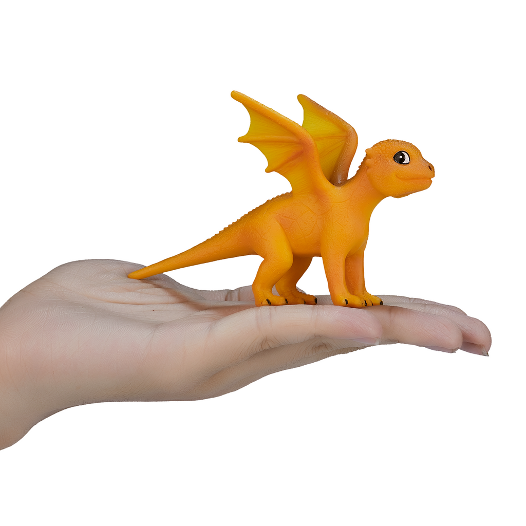 Fire Dragon Baby Toy  Fantasy Mythical Creature Figure