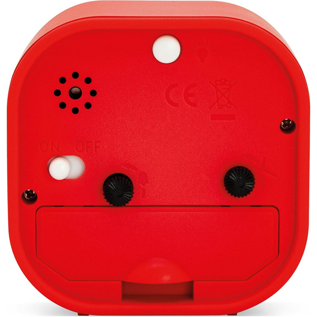 Acctim Robyn Mini Bedside Red Alarm Clock 16304