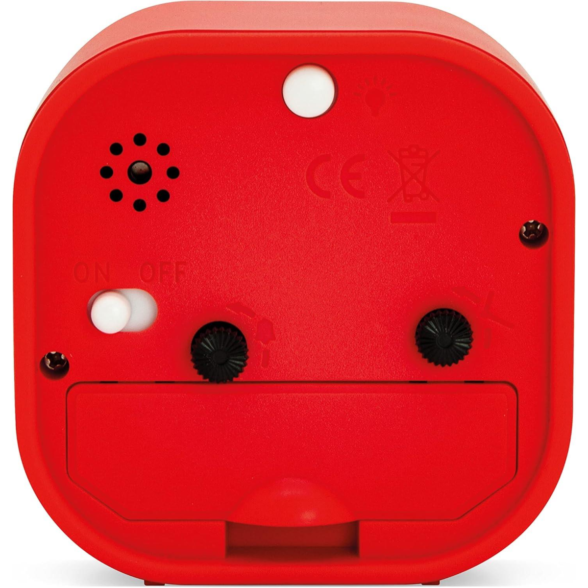 Acctim Robyn Mini Bedside Red Alarm Clock 16304