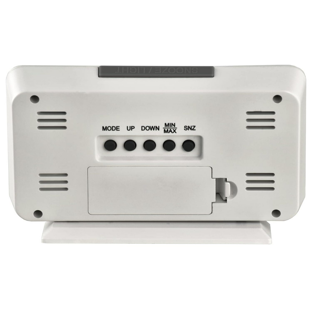 Acctim Vega Digital Weather station White Alarm Clock 16082