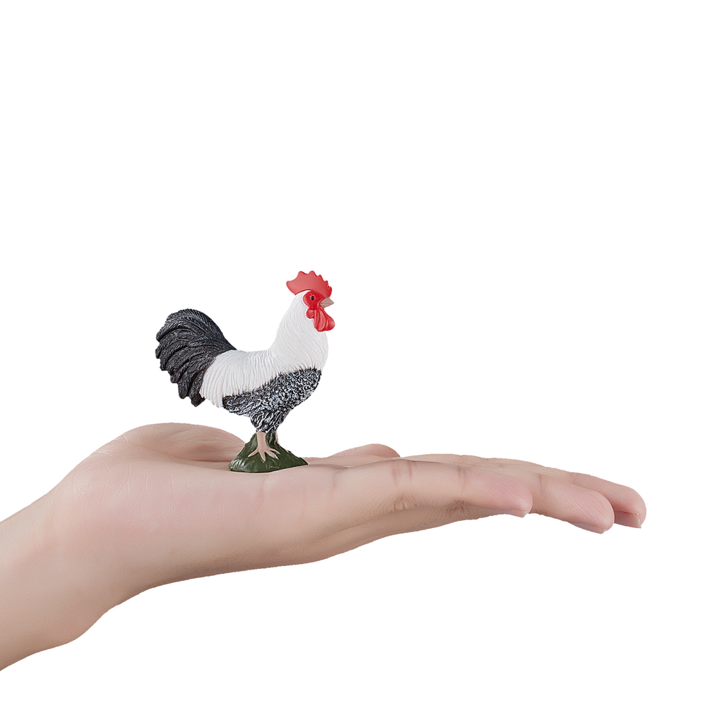 Cockerel Toy  Realistic Farm Animal Figurine