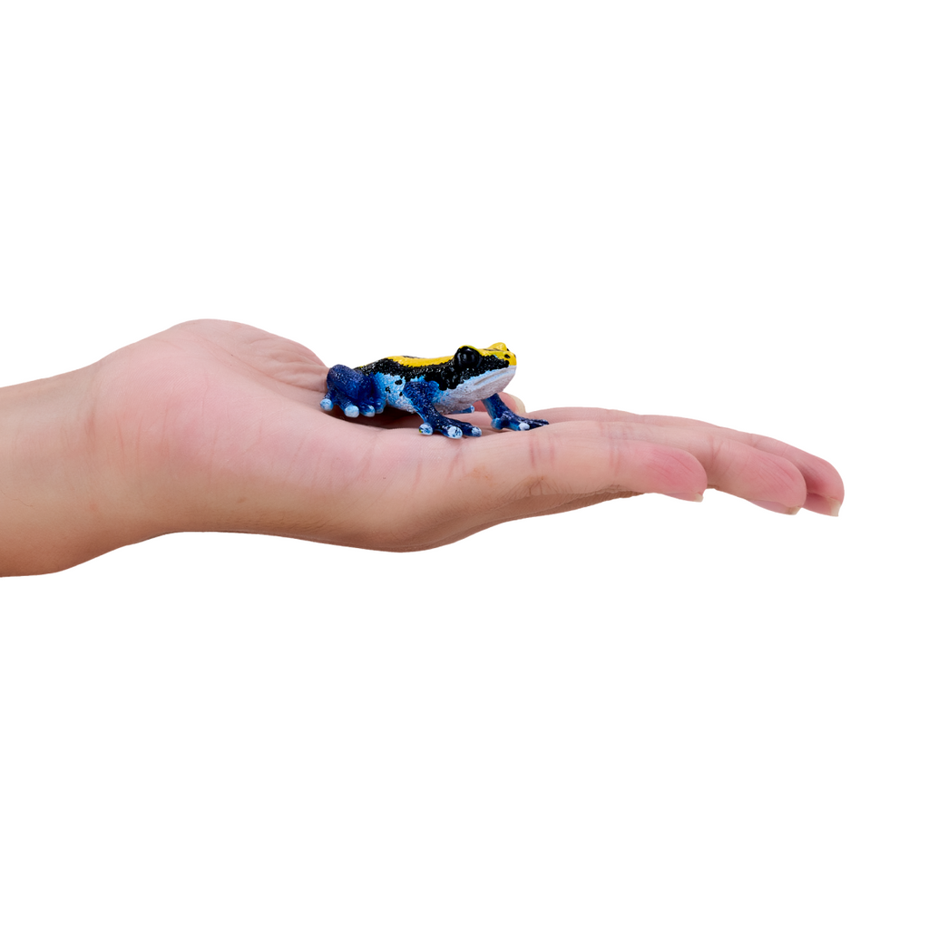 Poison Dart Frog Blue Toy  Realistic Rainforest Amphibian
