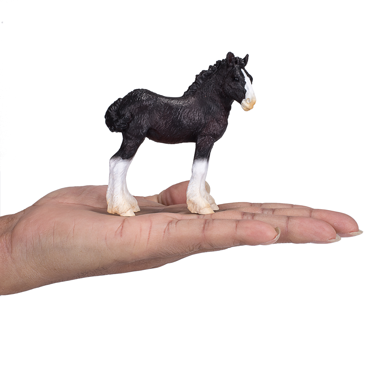 Shire Foal Toy  Realistic Equestrian Figurine