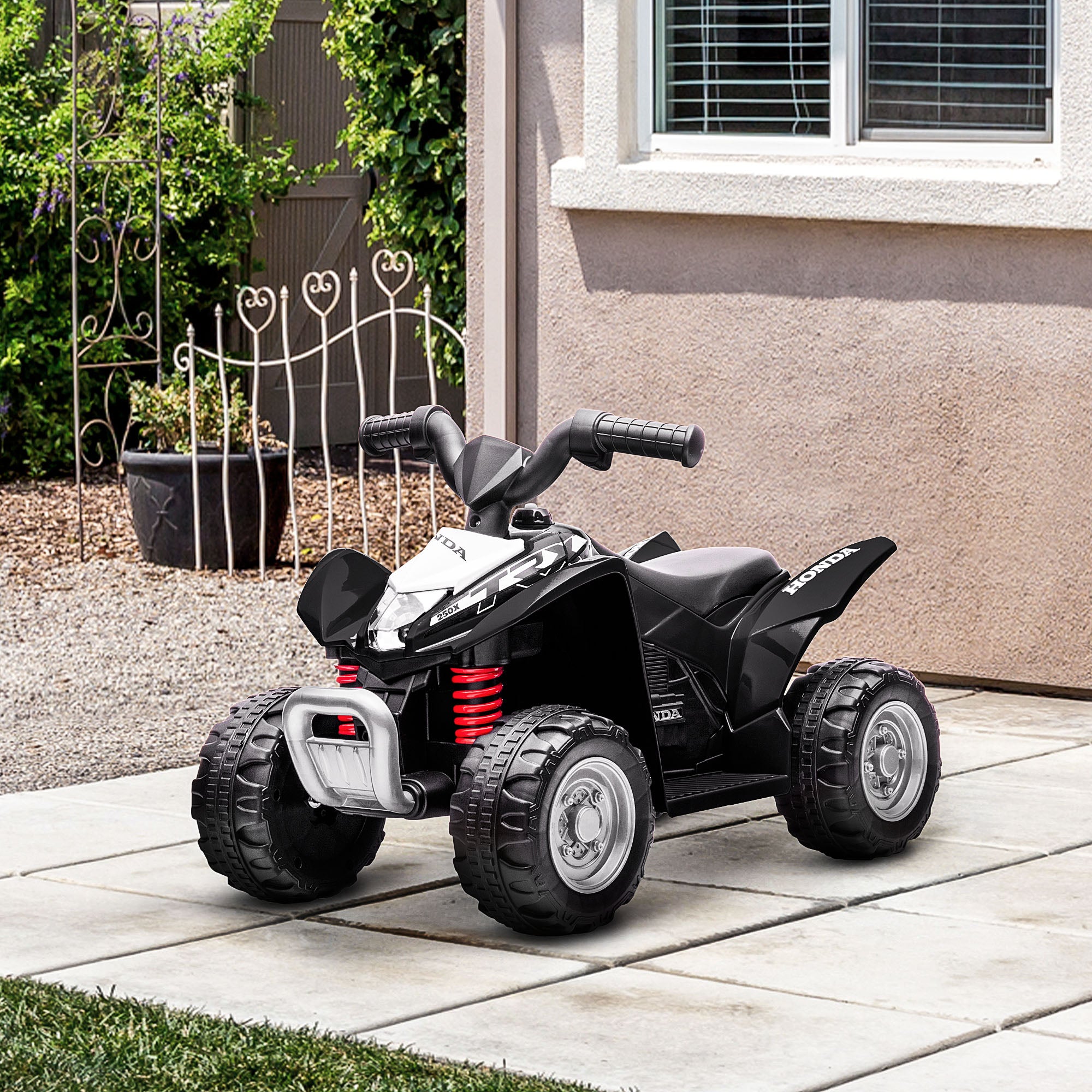 Honda Licensed Kids Electric Quad Bike 6V ATV Ride On 1.5-3 Years Black