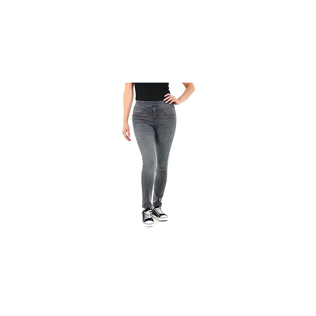 Ladies Sculpt Jeggings Grey 10