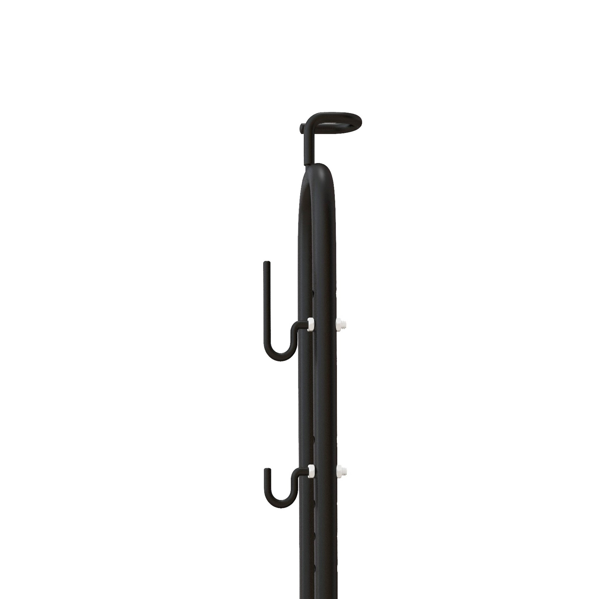 SPORTNOW Vertical & Horizontal Bike Rack Fits 6"-28" and 700c Bikes, Black