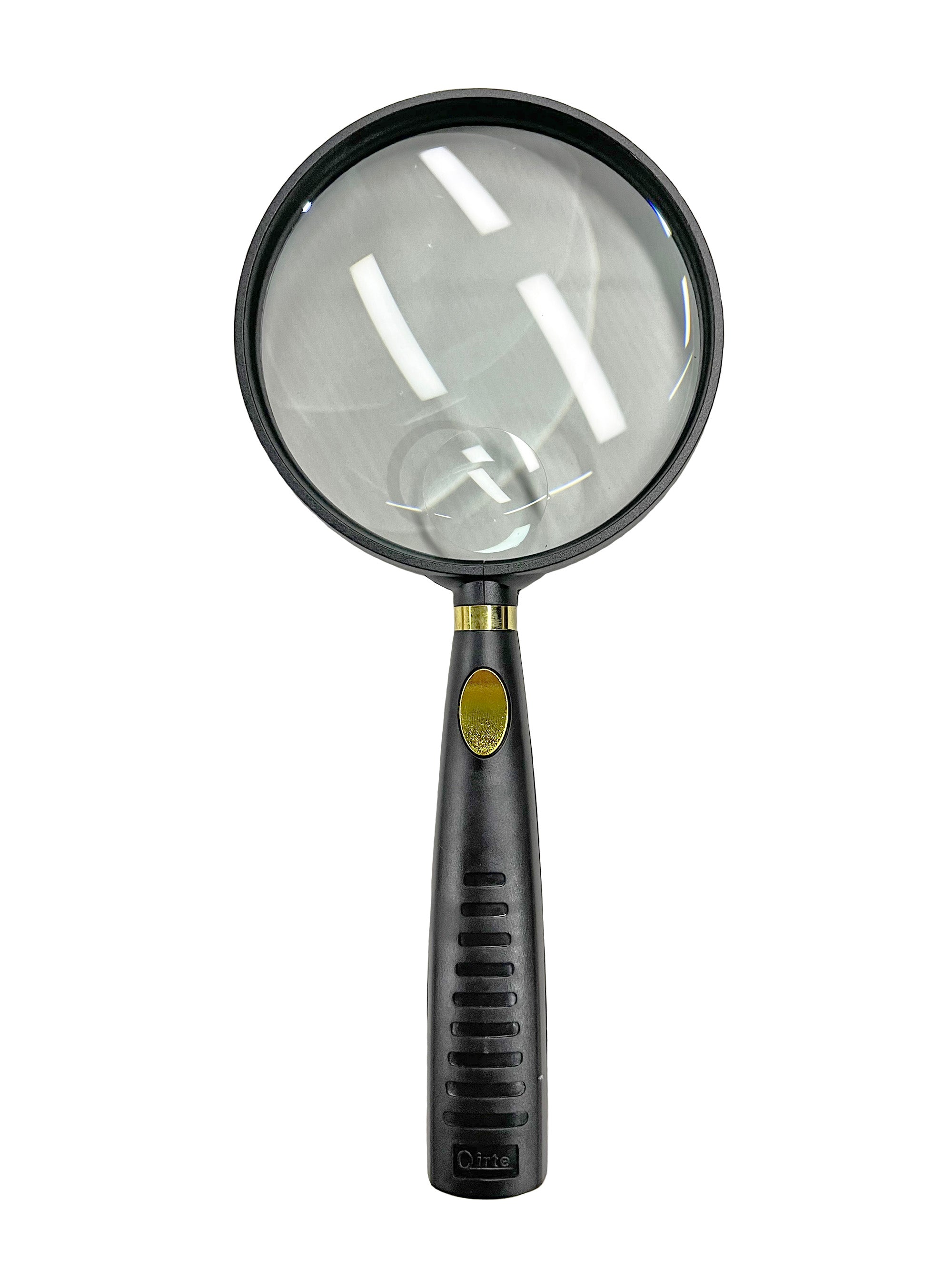 Glass Handheld x5 & x10 Magnifier