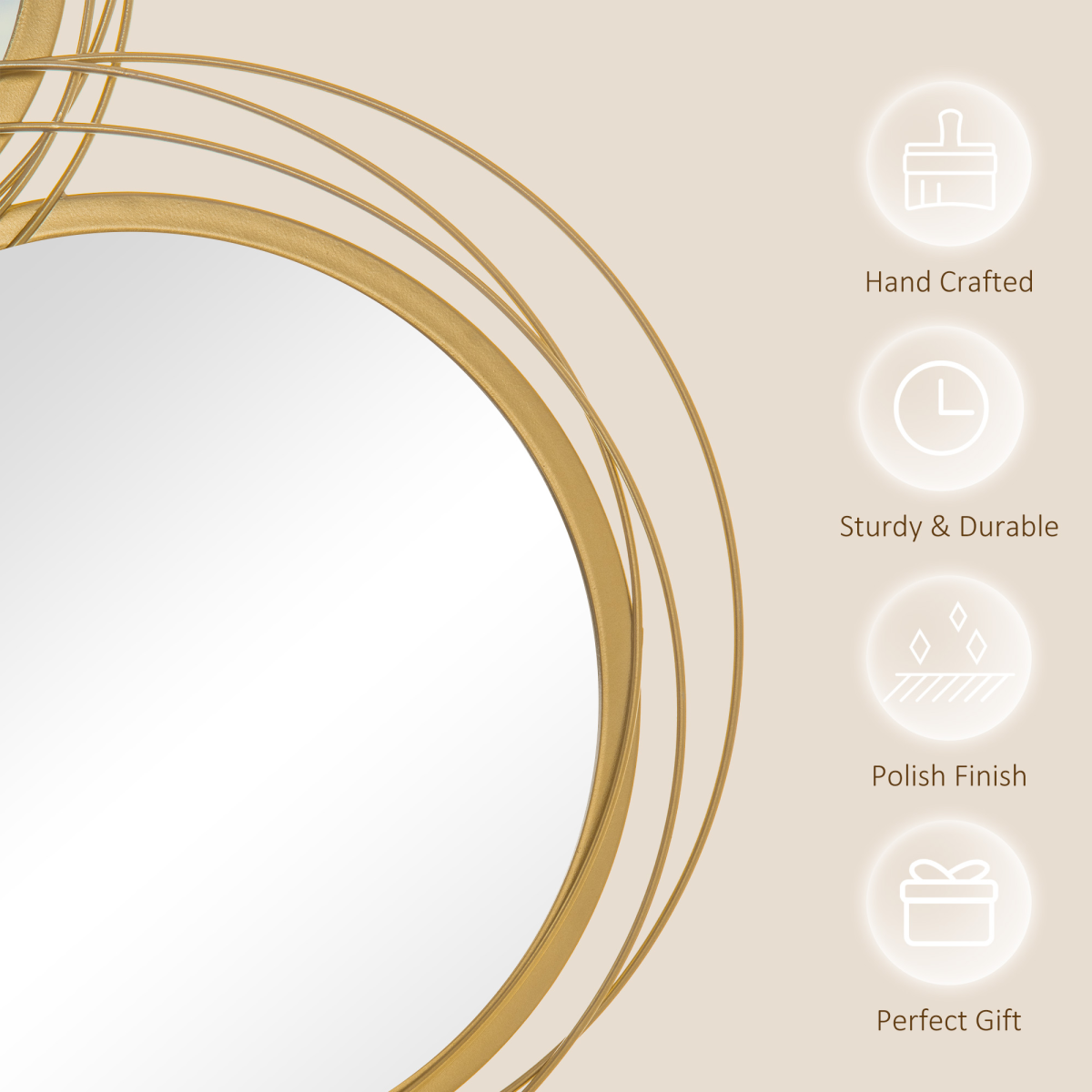 Wall Mirror ( Amazon Shipping)（Prohibited by WalMart）