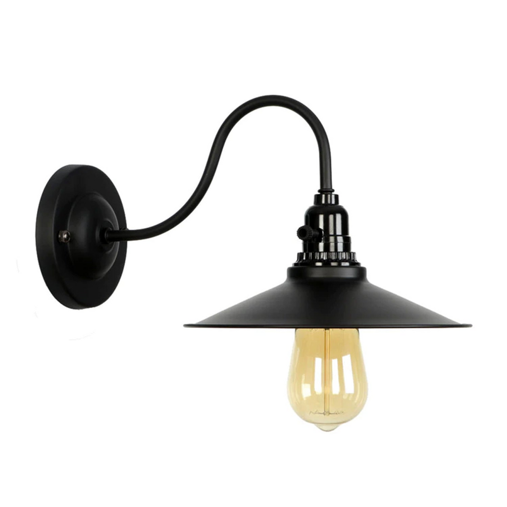 Retro Vintage Light Shade Ceiling Lifting Swan Neck Industrial Wall Lamp Fixture~2674