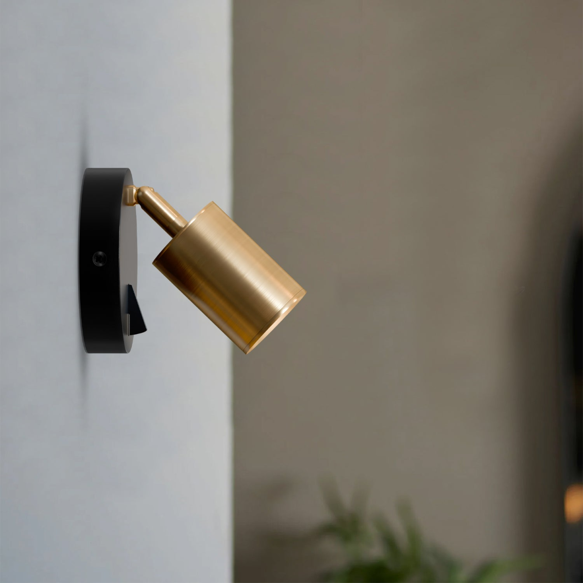 Rotatable GU10 Spotlight Single Head Wall Light with On-Off Switch-5631