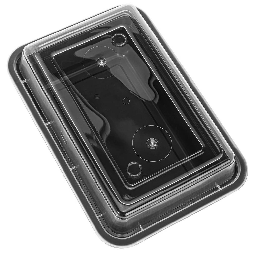 Vinsani 10pk 1 COMPARTMENT MEAL PREP CONTAINERS