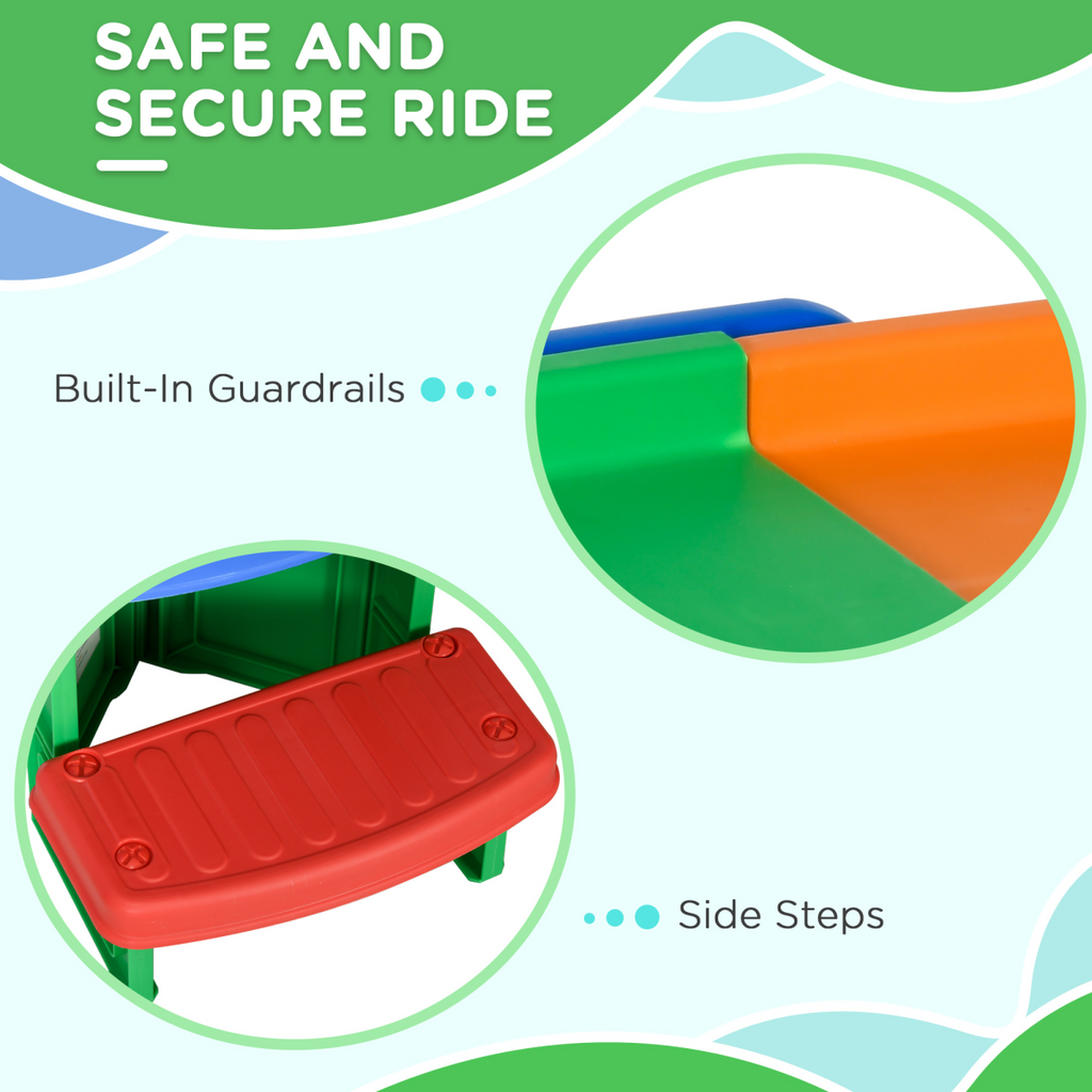 3(m) Up and Down Rollercoaster for Kids with Non-Slip Steps, for Ages 2-5 Years