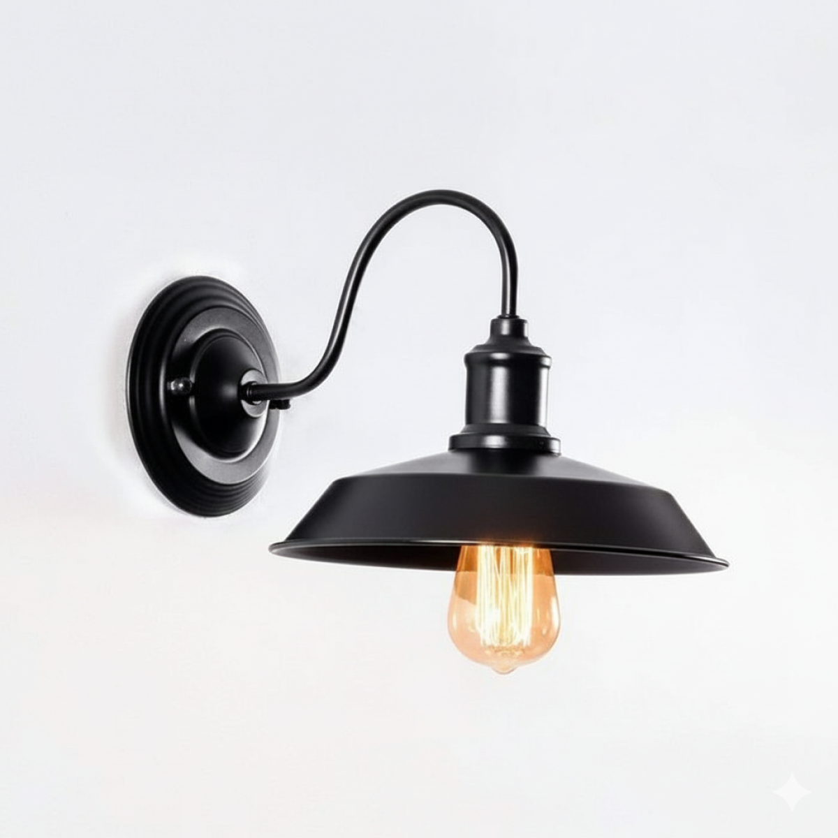 E27 Swan Neck Wall Sconce Fixture ~6506