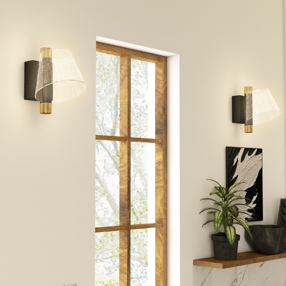 LED Outdoor Wall Lighting Modern Waterproof IP65 Outside Wall Sconce for House
