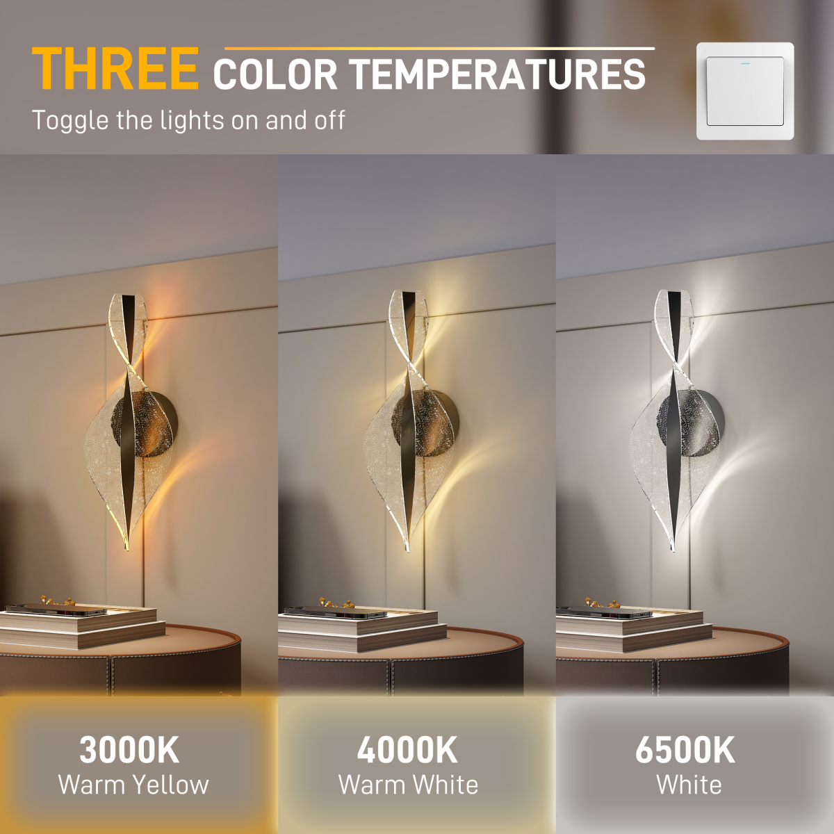 LED Outdoor Wall Lighting Modern Waterproof IP65 Outside Wall Sconce for House