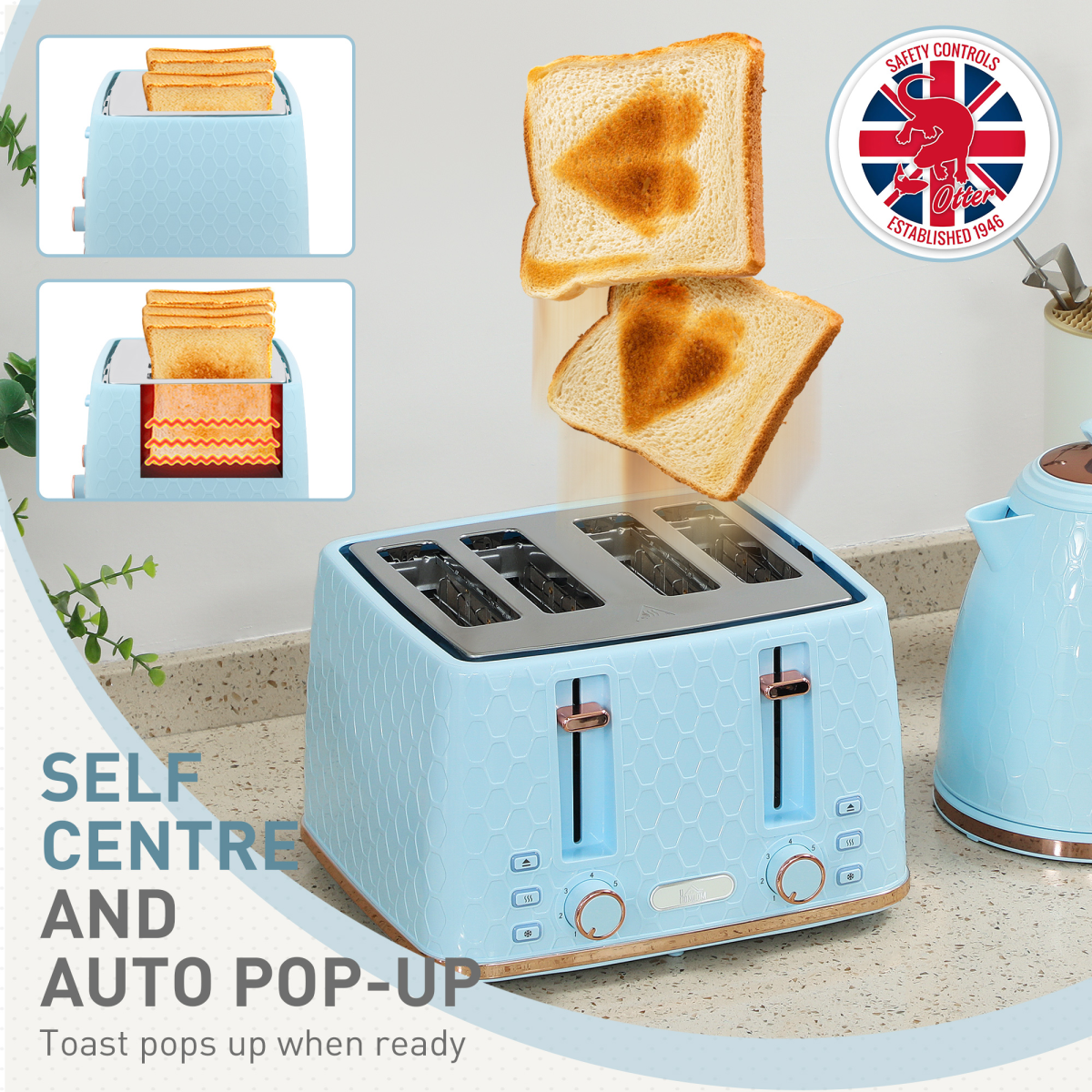 Kettle and Toaster Set