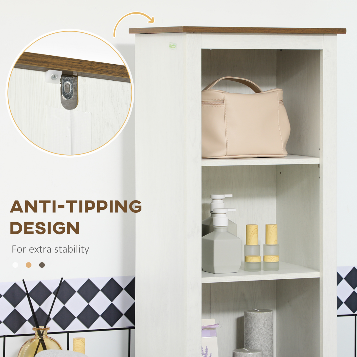 Bathroom Cabinet ( Amazon Shipping)（Prohibited by WalMart）