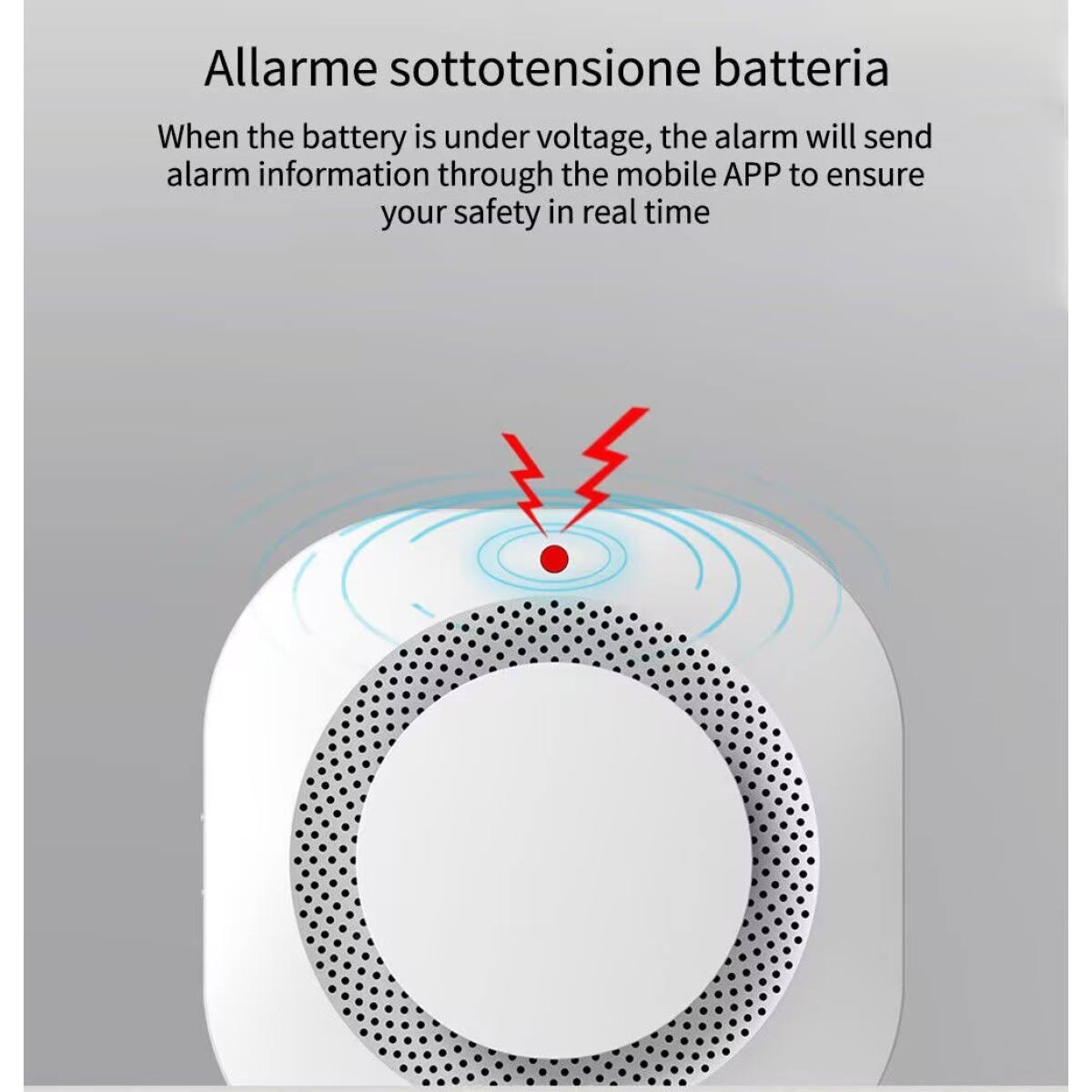(2 Pack)Smoke Alarm Fire Protection Home Security System Smoke Alarm
