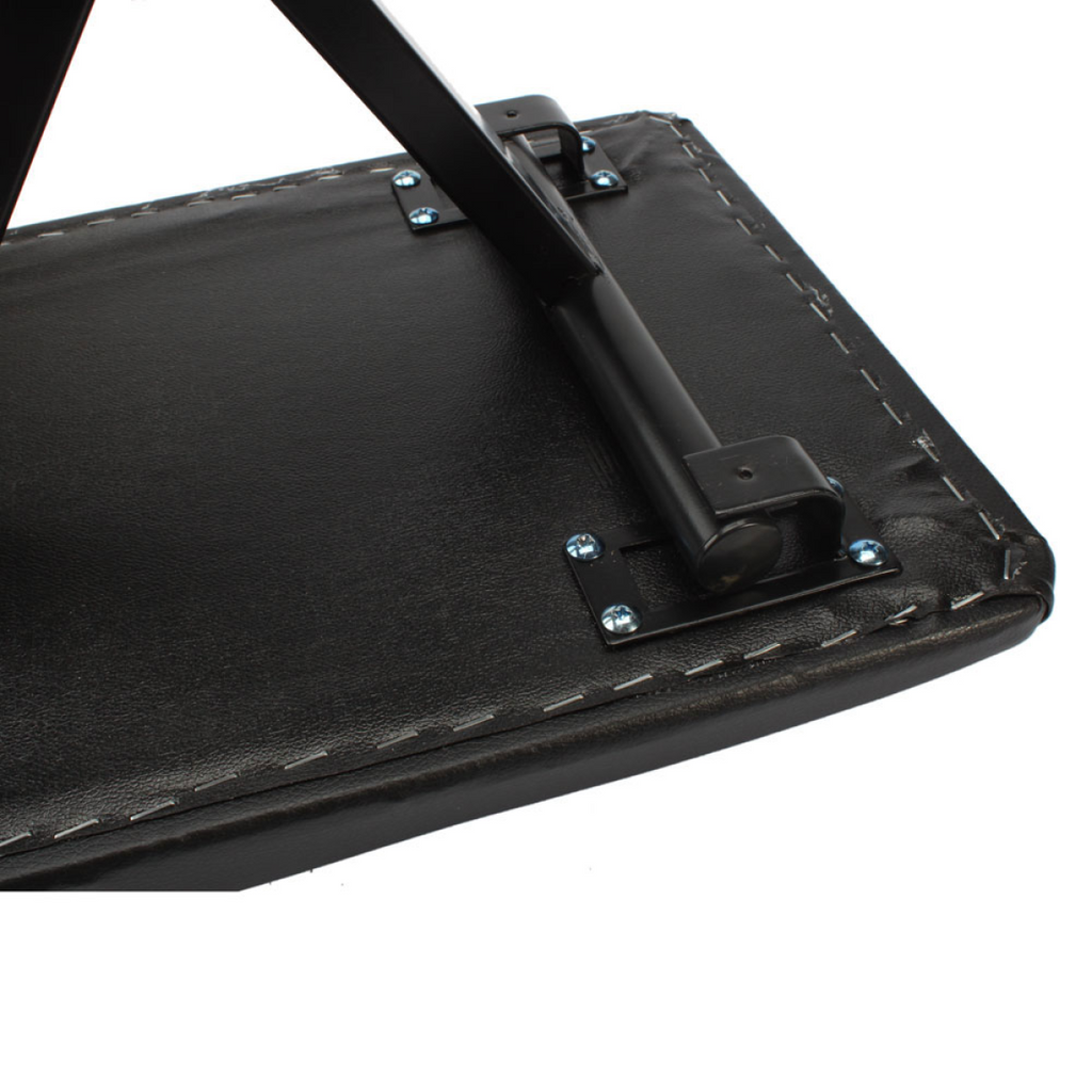 【Replace 53441860】 Adjustable Folding Piano Bench Stool Seat Black