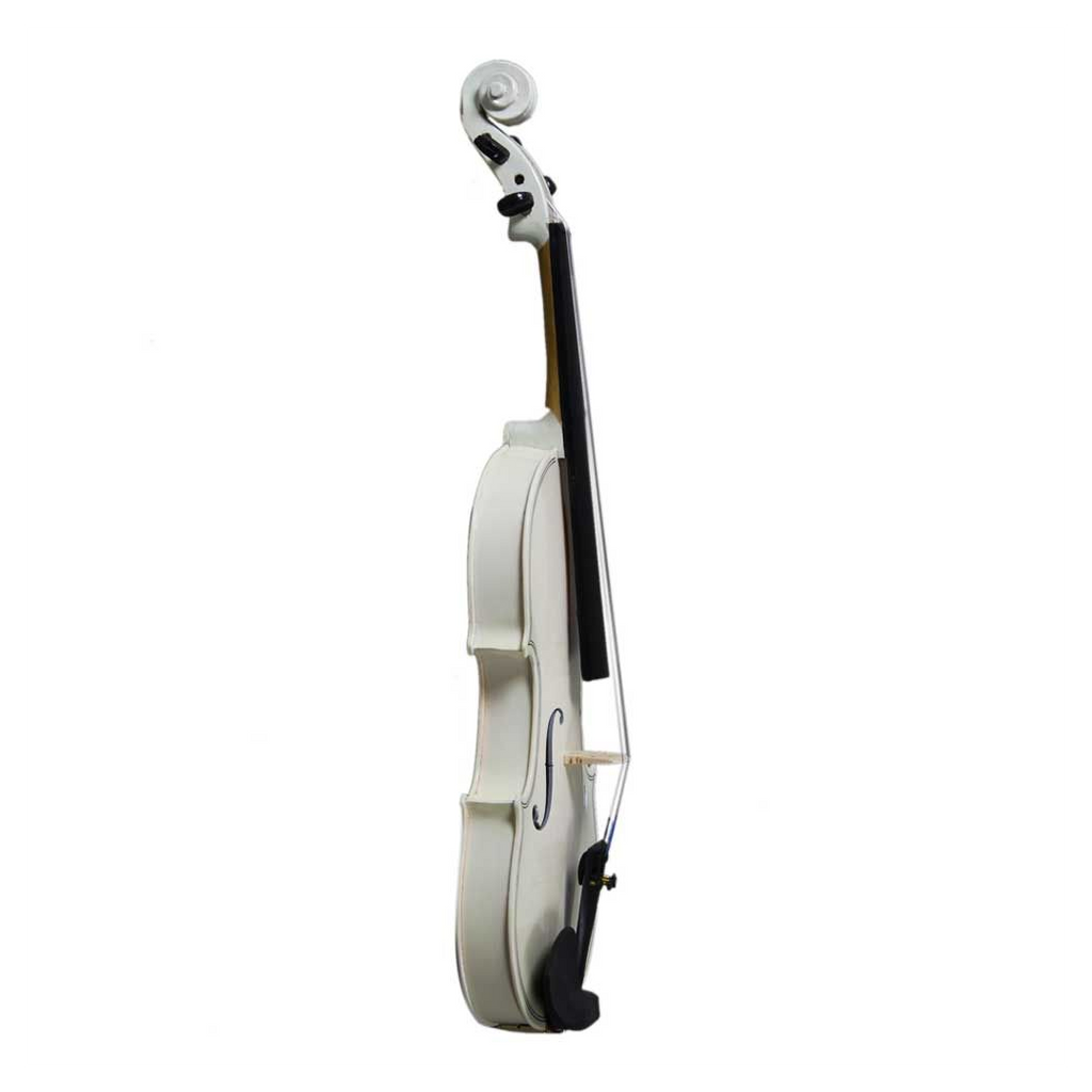 New 4/4 Acoustic Violin Case Bow Rosin White