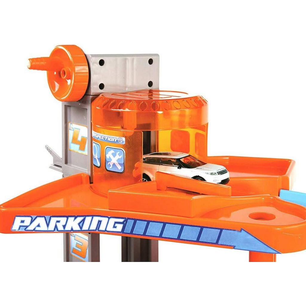 Burago 1:43 Street FIRE MEGA Dealer Showroom Garage Toy indoor Game, Assorted Colours