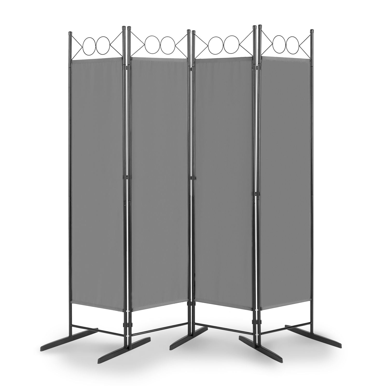 5.74FT 4-Fold Top With Shape 130g Polyester Cloth Plastic Feet Carbon Steel Frame