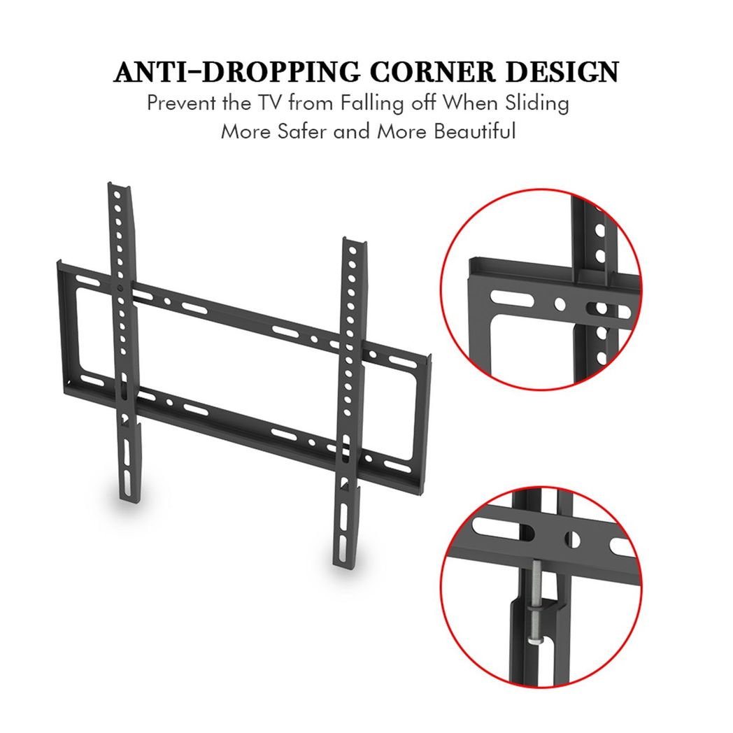 26-55" Wall Mount Bracket TV Mount TMW4040 with Sprit Bubble