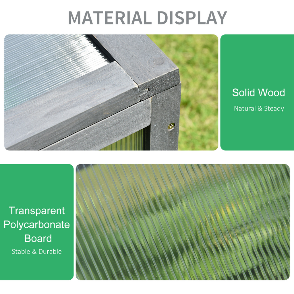 Wooden Cold Frame Greenhouse