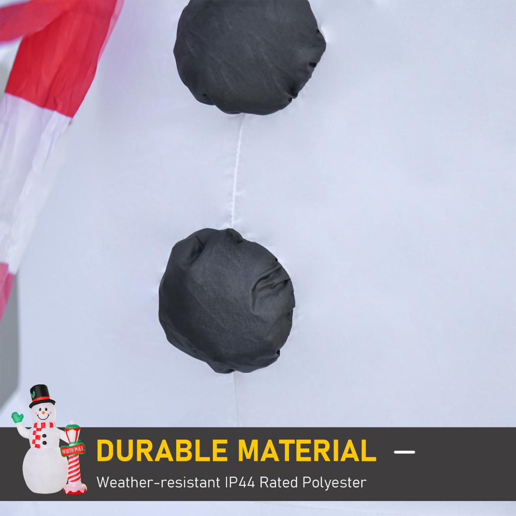 8ft Tall Christmas Inflatable Snowman Street Lamp Lighted Garden Lawn