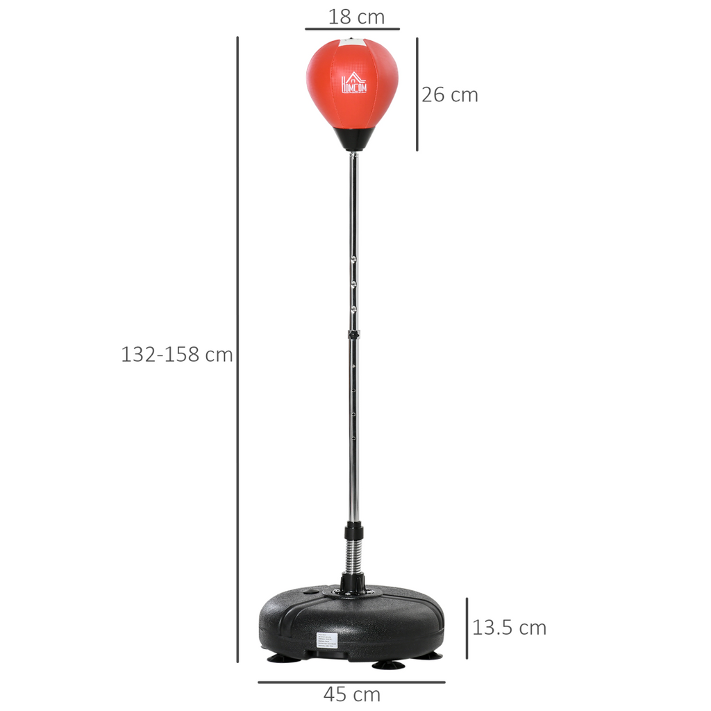 Boxing Training Set - Adjustable Height & Stable Base for Skills Development