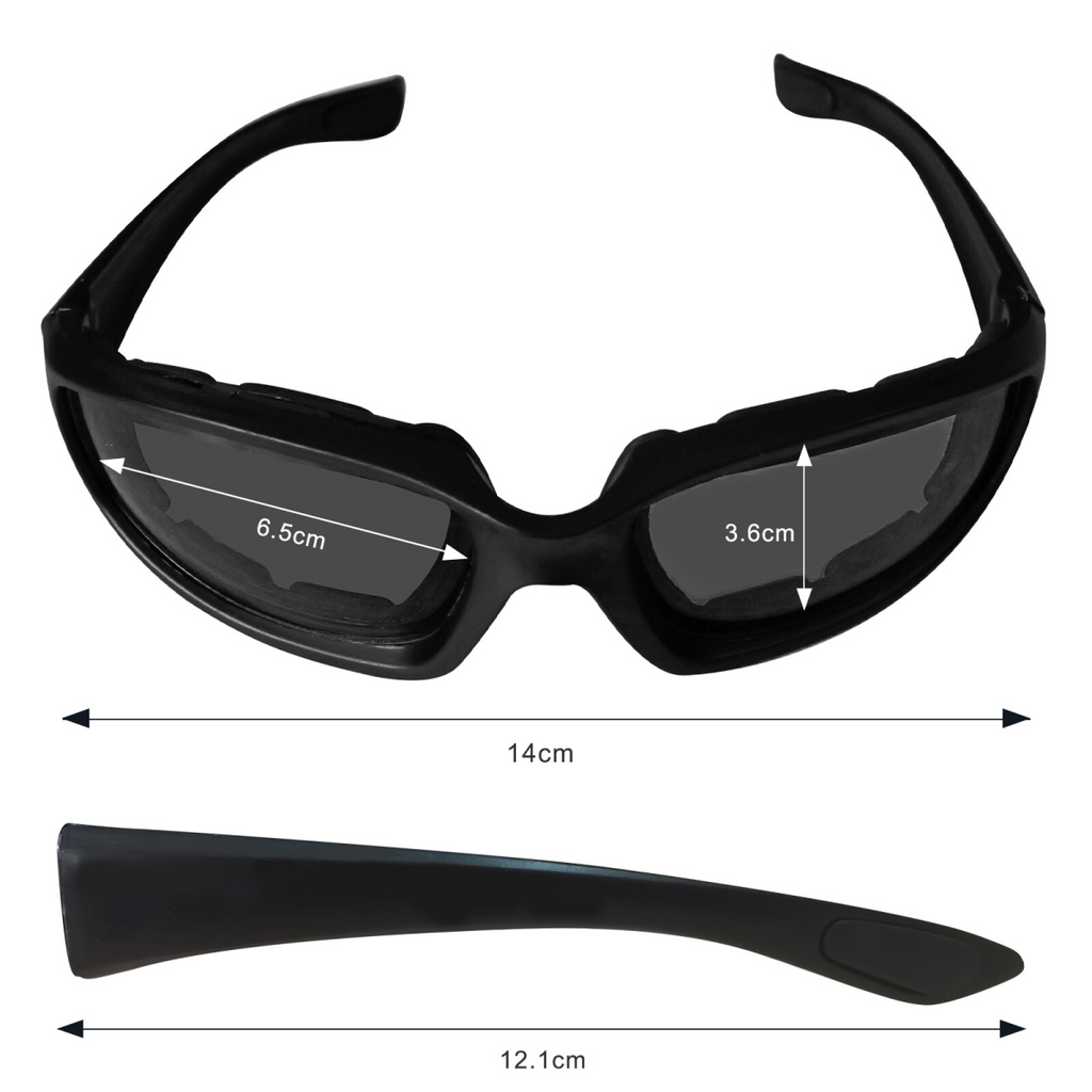 3 pairs Motorcycle Sports Biker Riding Glasses Wind Resistant Eye Protection