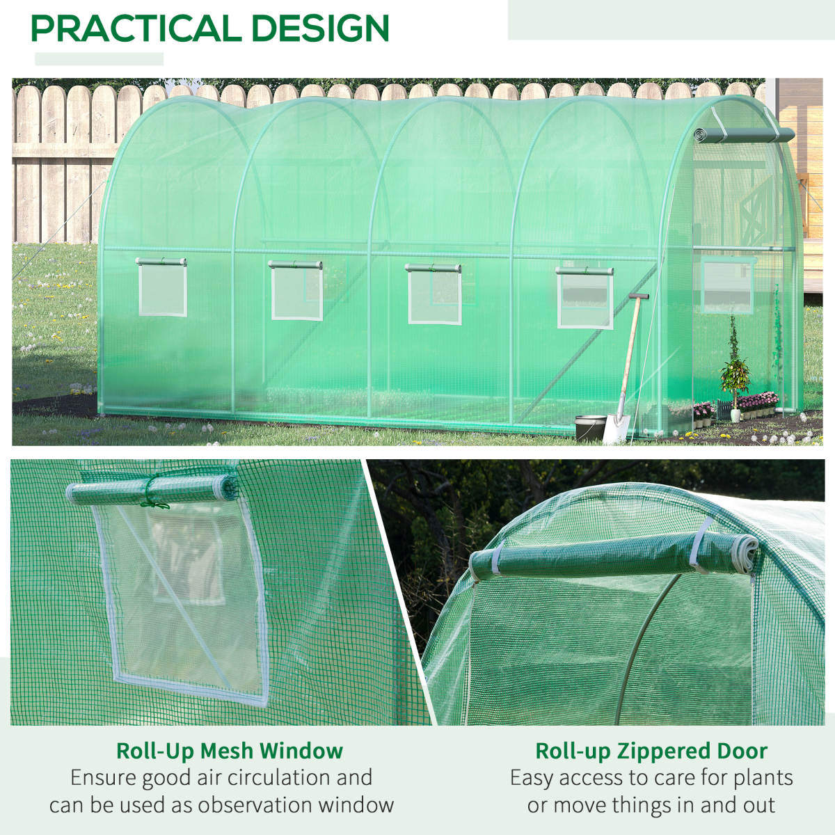 Walk-in Tunnel Greenhouse
