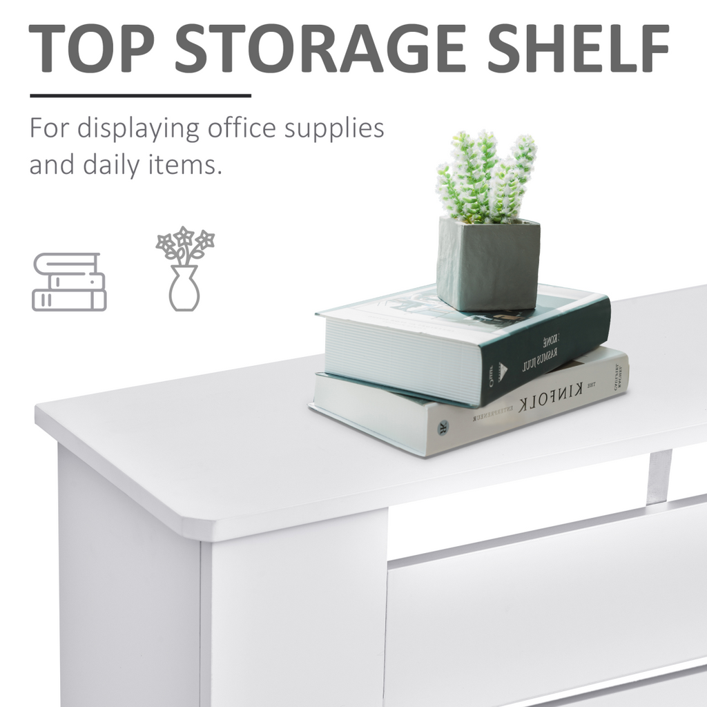 MDF Radiator Cover, 152 cm L-White