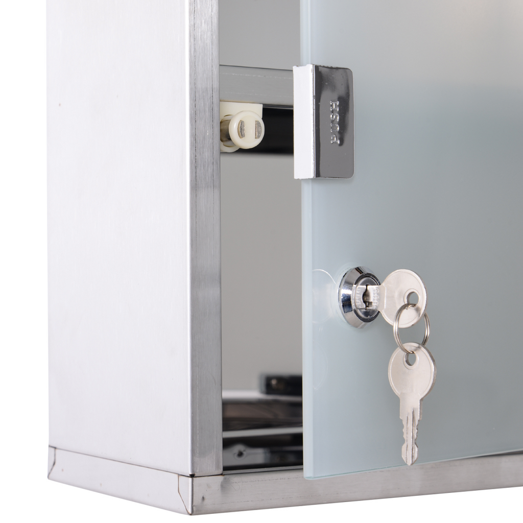 Wall Mounted Medicine Cabinet-Silver
