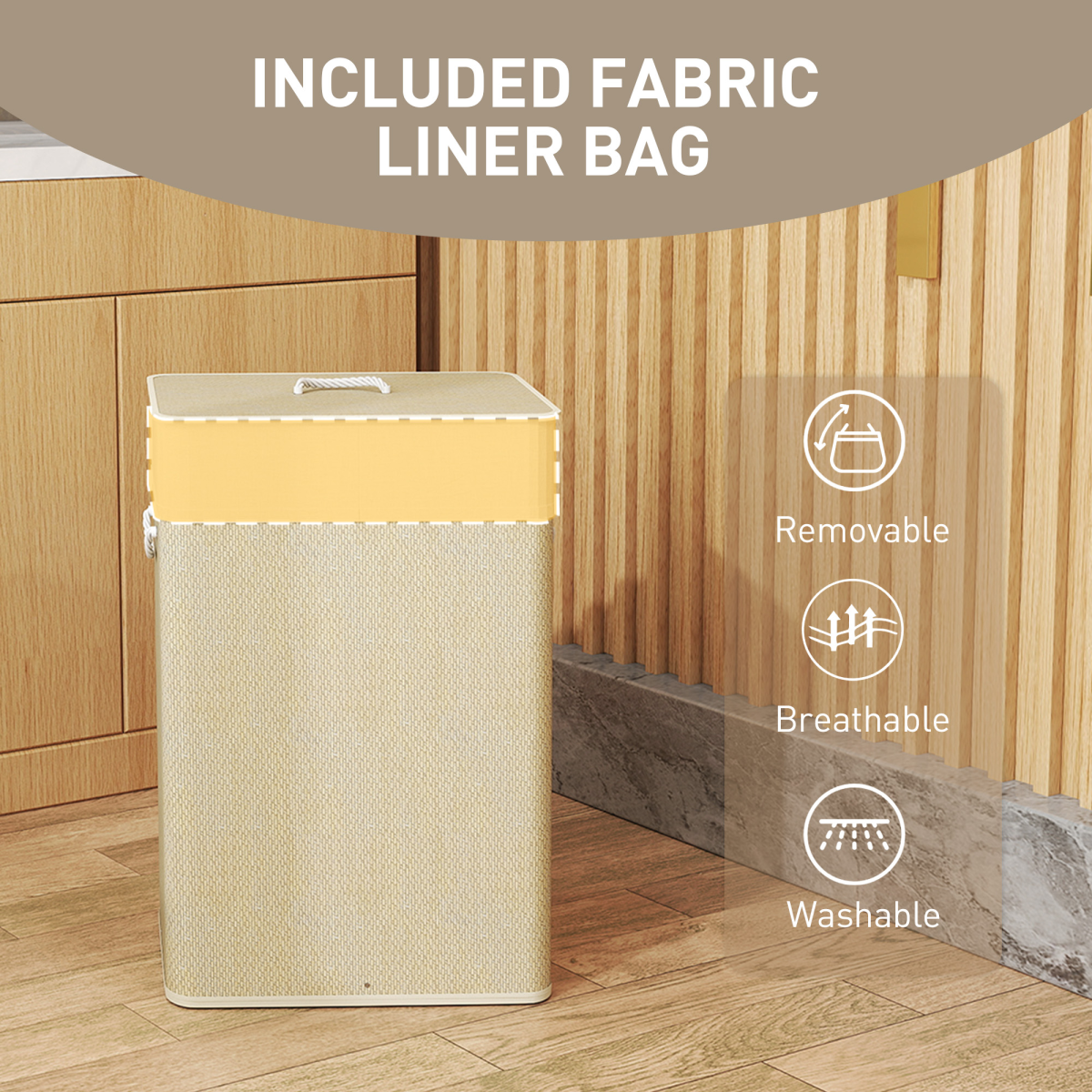 Laundry Hamper Cabinet/ Storage cabinet