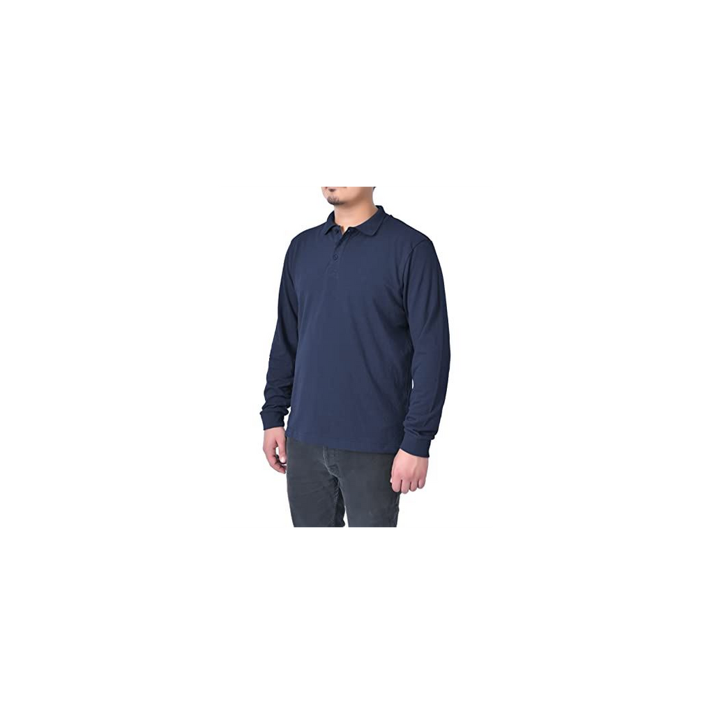 Ls Polo Shirt Navy L