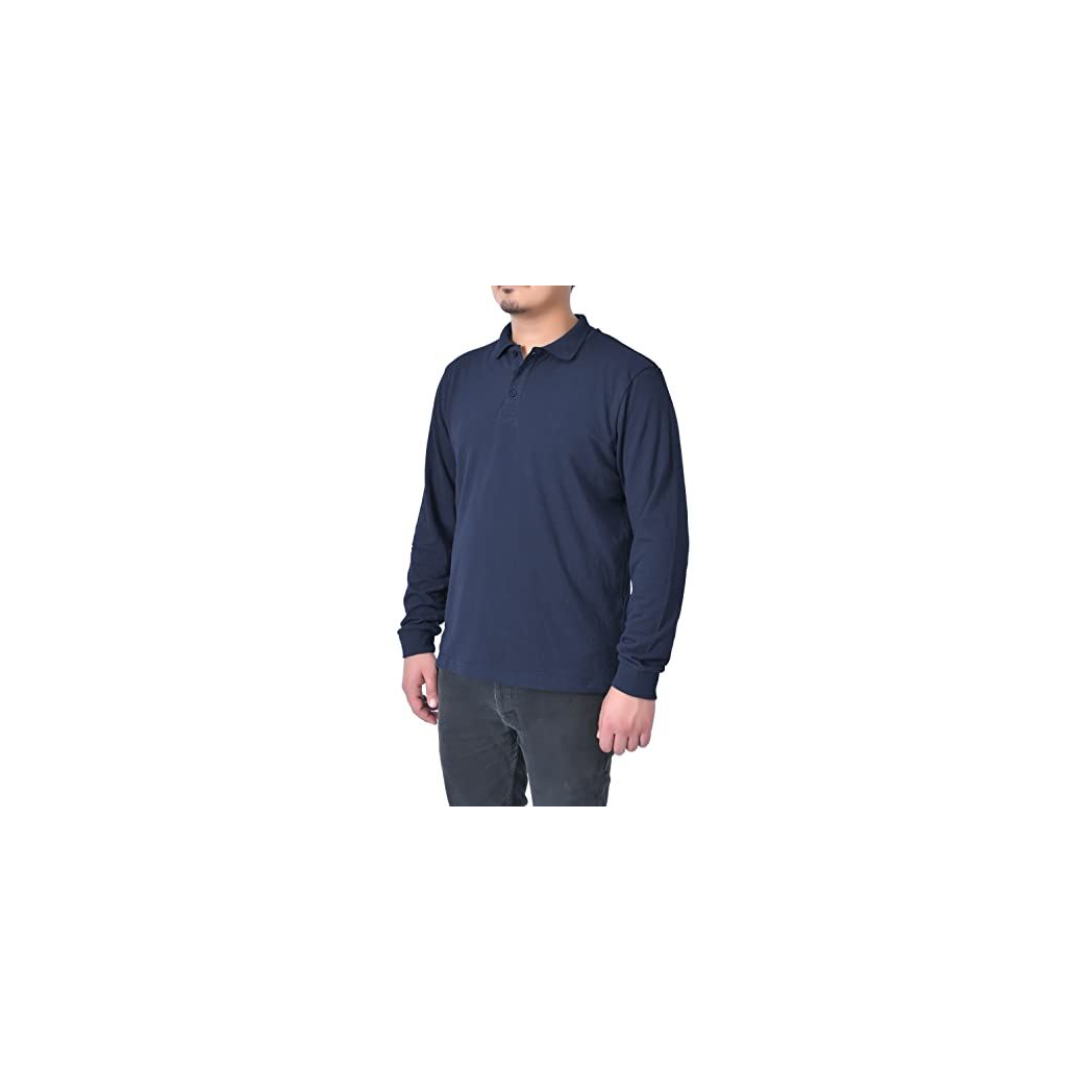 Ls Polo Shirt Navy L