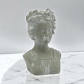 Stylish Roman Lady Bust Sculpture (27cm Grey Lady Bust Statue)