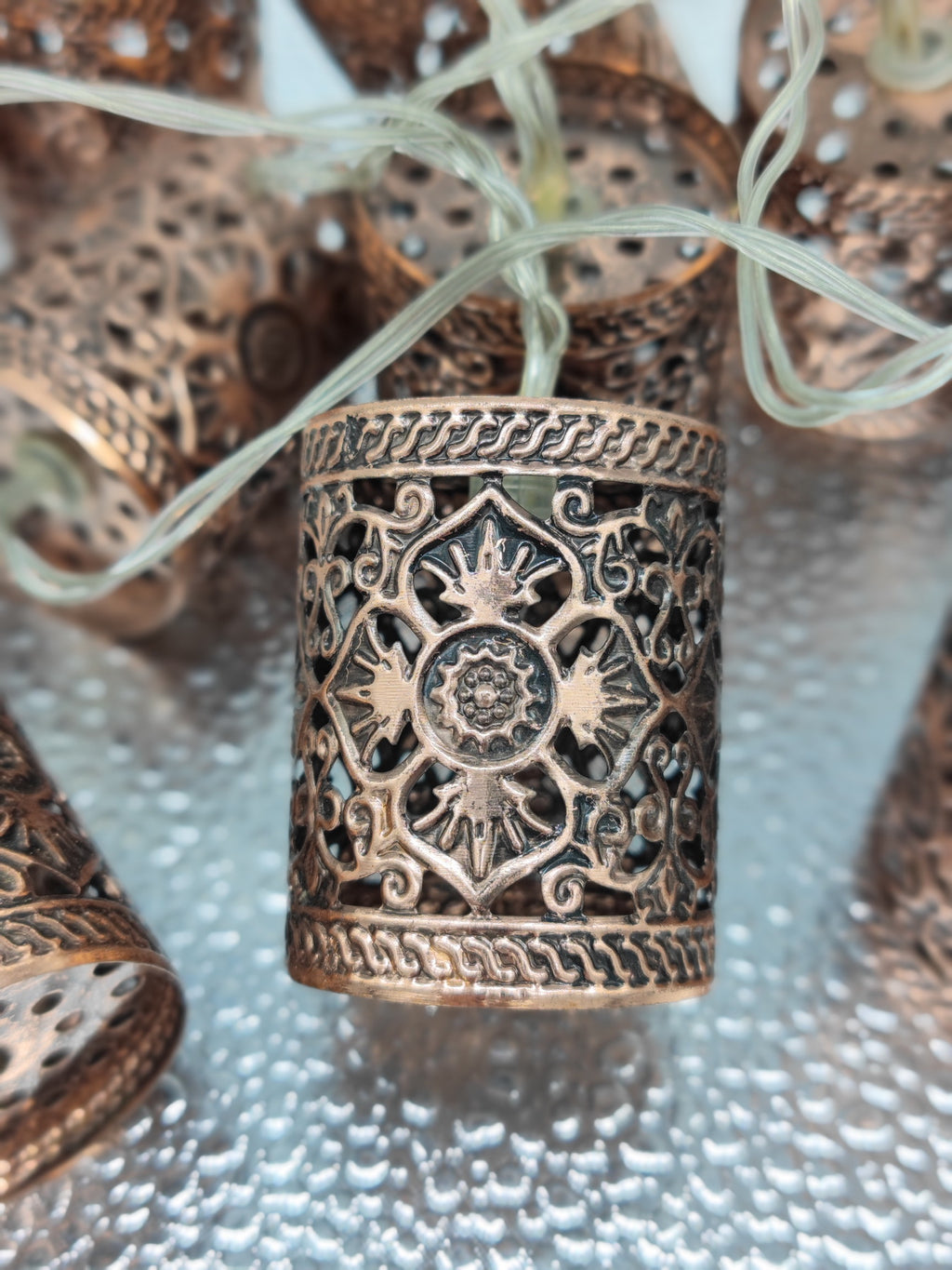 Copper Finish Marrakesh Look String Light