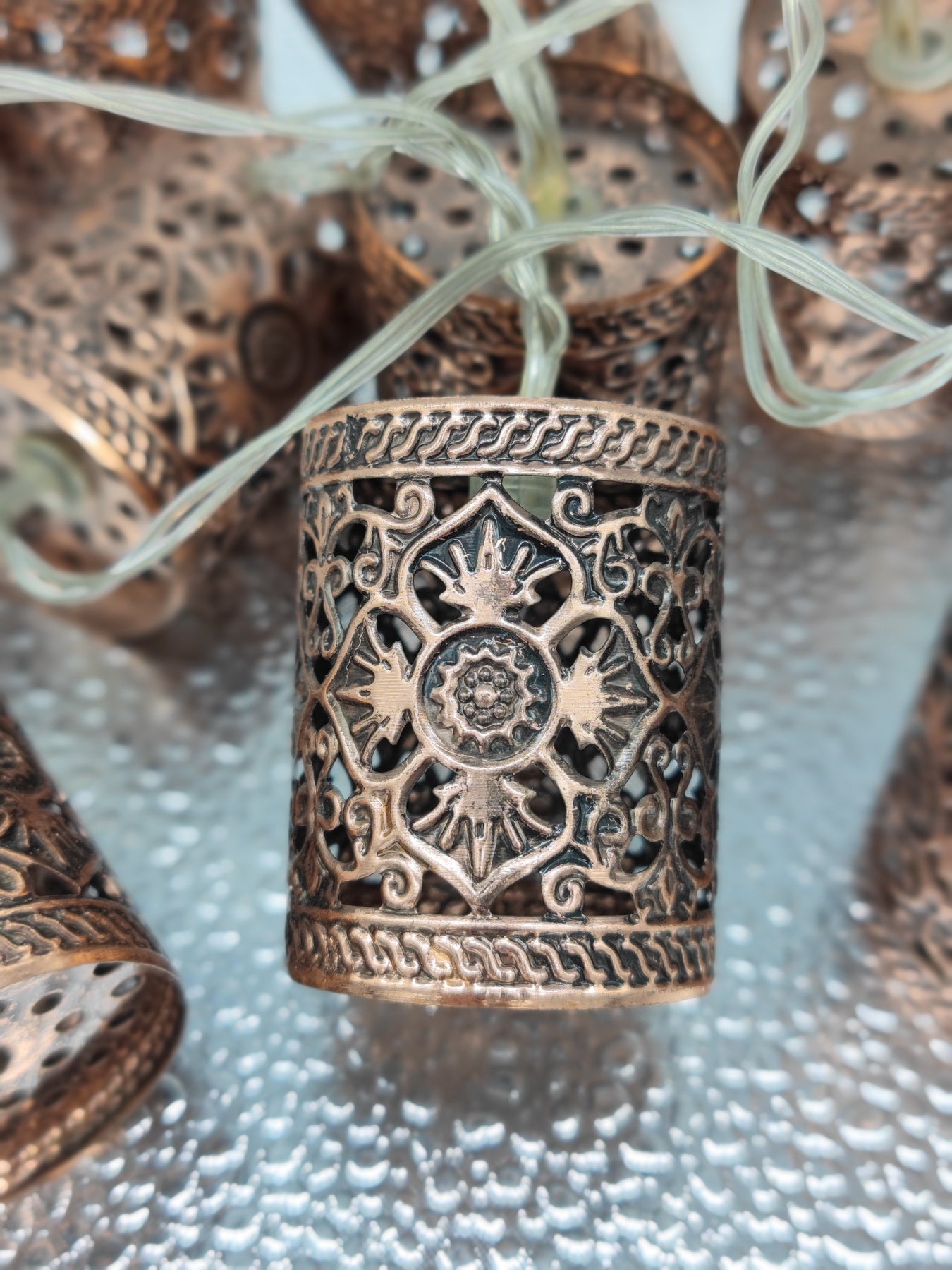 Copper Finish Marrakesh Look String Light