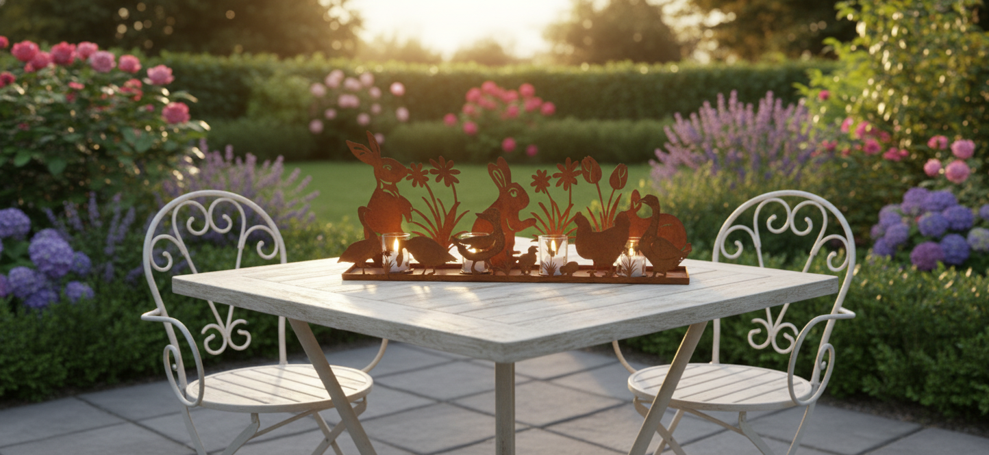 Bunny Silhouette Tea Light Holder