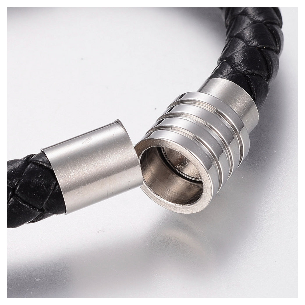 Men's Nautical Leather Bracelet