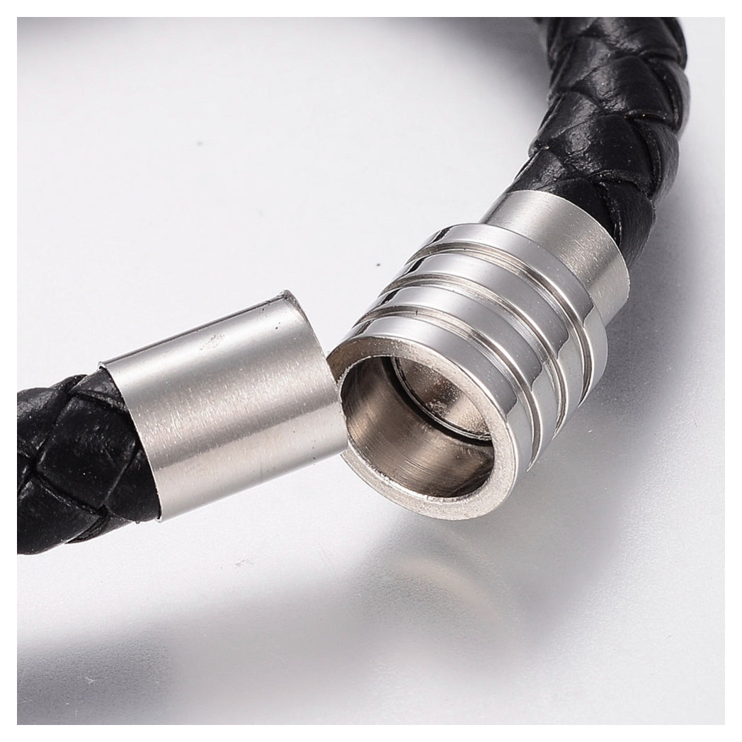 Men's Nautical Leather Bracelet