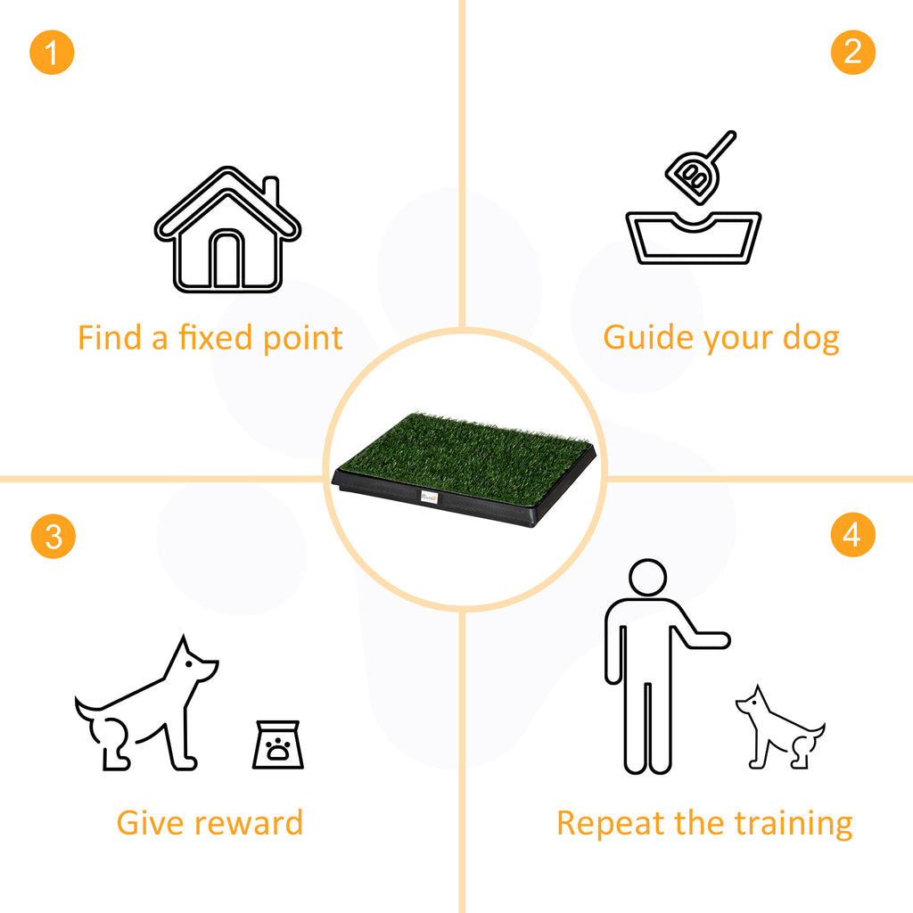 Large Dog Toilet Mat Indoor Potty Puppy Trainer Grass Litter Tray Pad Restroom