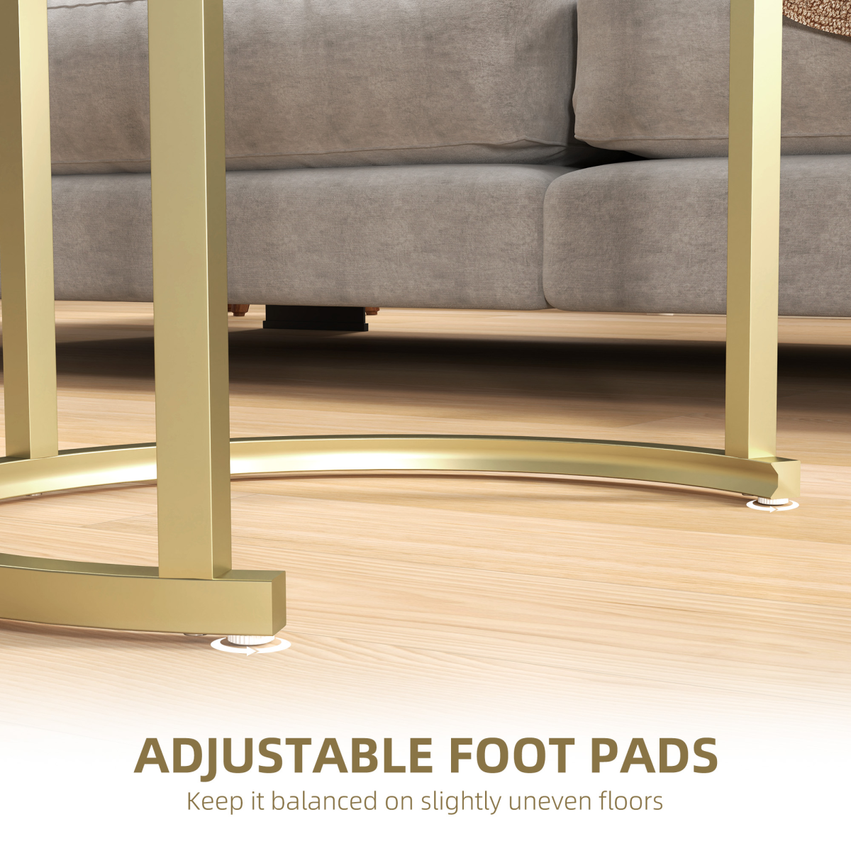 Elegant Glass Accent Tables - Versatile Shape & Design for Your Space
