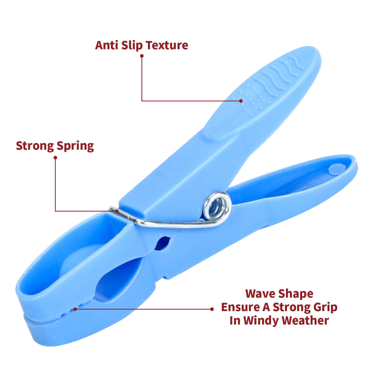 Vinsani 52Pk Plastic Pegs