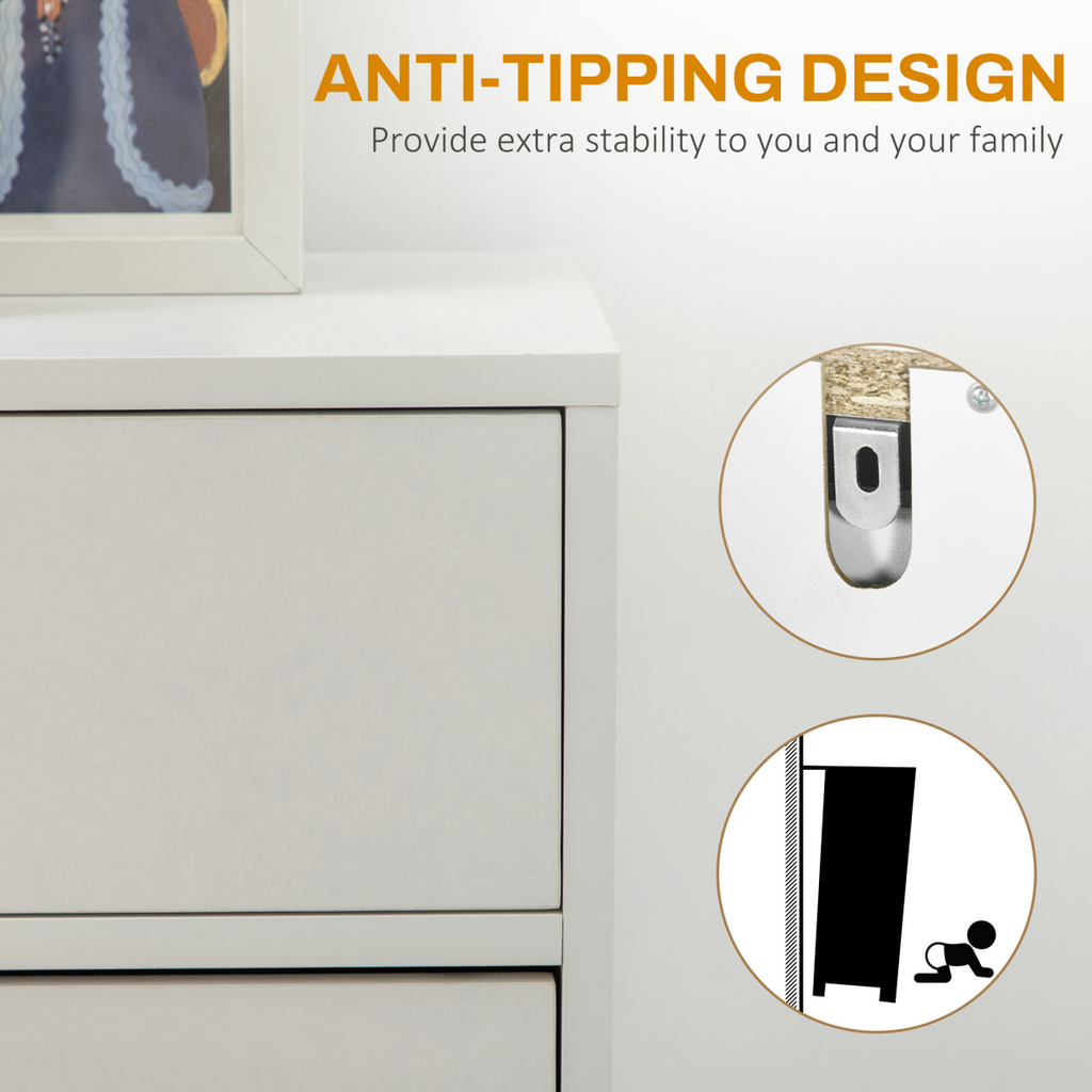 Modern Shoe Cupboard for Hallway w/ Flip Drawers 12 Pair Shoe Storage Organizer