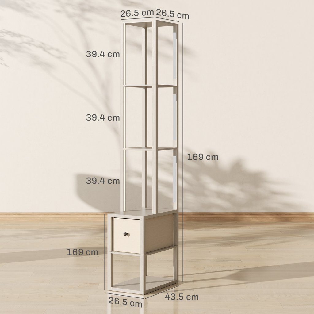 Bathroom Storage Cabinet-White