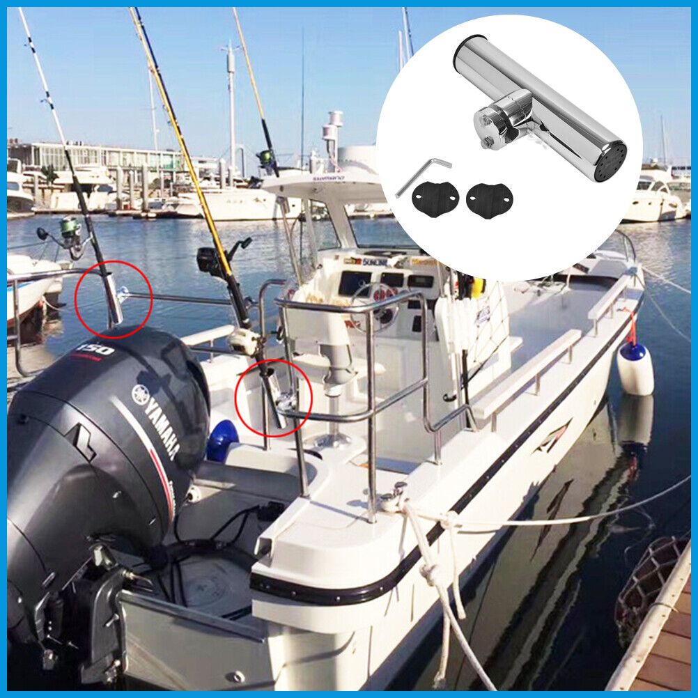 19-25mm Fishing Rod Holder Stainless Steel Rail Mount Rail For Marine Boat # UK