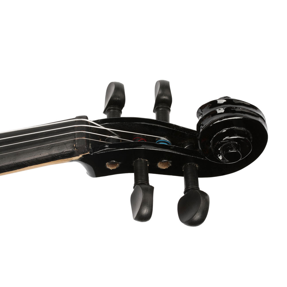 New 3/4 Acoustic Violin Case Bow Rosin Black